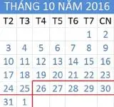 Tử vi hàng tuần từ ngày 26/10/2016 đến 01/11/2016
