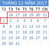 Tử vi hàng tuần từ ngày 26/12/2017 đến ngày 1/1/2018
