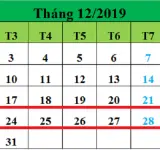 Tử vi hàng tuần từ ngày 24/12/2019 đến ngày 30/12/2019