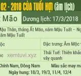 Xem tử vi tháng 2 năm 2018 của tuổi Hợi