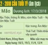 Xem tử vi tháng 2 năm 2018 của tuổi Tí