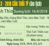 Xem tử vi tháng 3 năm 2018 của tuổi Tí