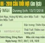Xem tử vi tháng 6 năm 2018 của tuổi Hợi