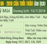 Xem tử vi tháng 6 năm 2018 của tuổi Thân