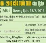 Xem tử vi tháng 6 năm 2018 của tuổi Thìn