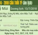 Xem tử vi tháng 6 năm 2018 của tuổi Tí