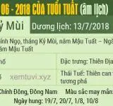 Xem tử vi tháng 6 năm 2018 của tuổi Tuất