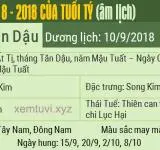 Xem tử vi tháng 8 năm 2018 của tuổi Tí