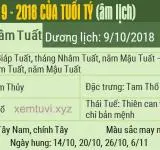 Xem tử vi tháng 9 năm 2018 của tuổi Tí